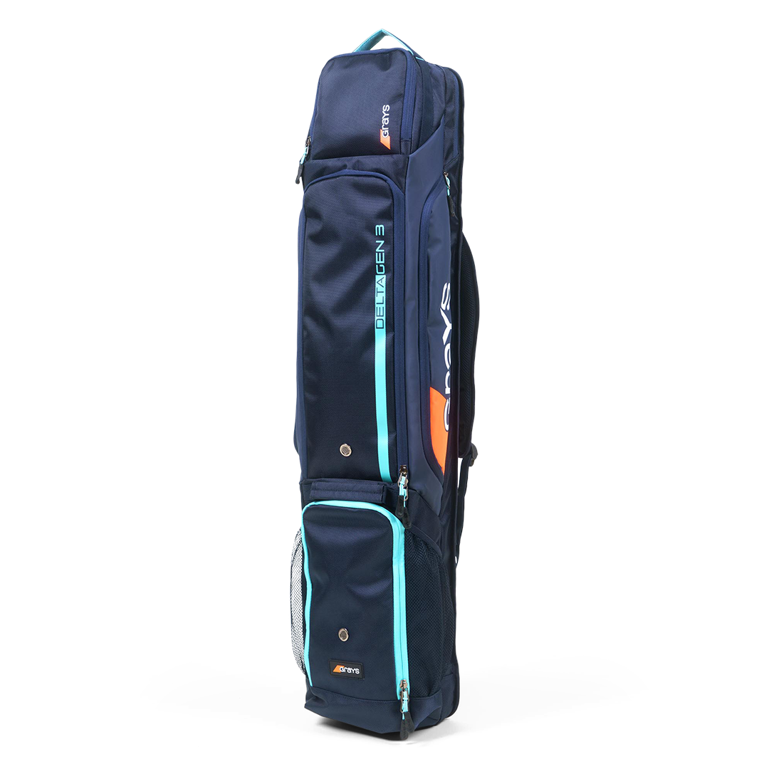 Grays | Grays Delta Gen 3 Kitbag | Delta Gen 3 Kitbag - Navy/Aqua | Total Hockey