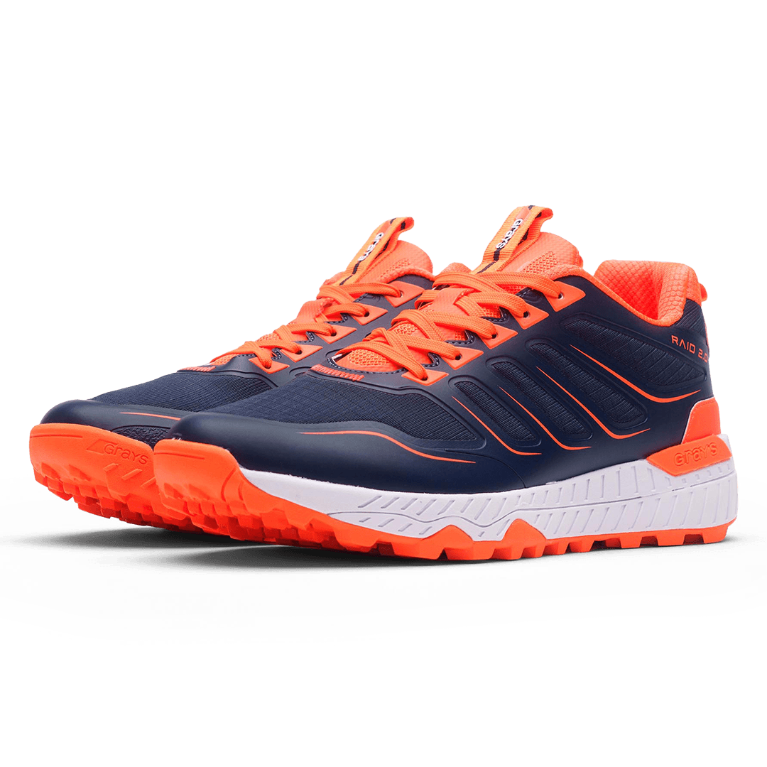 Grays | Grays Raid 2.0 Navy/Orange (2024) | Raid 2.0 Navy/Orange (2024) - EUR 36 | UK 3 | Total Hockey