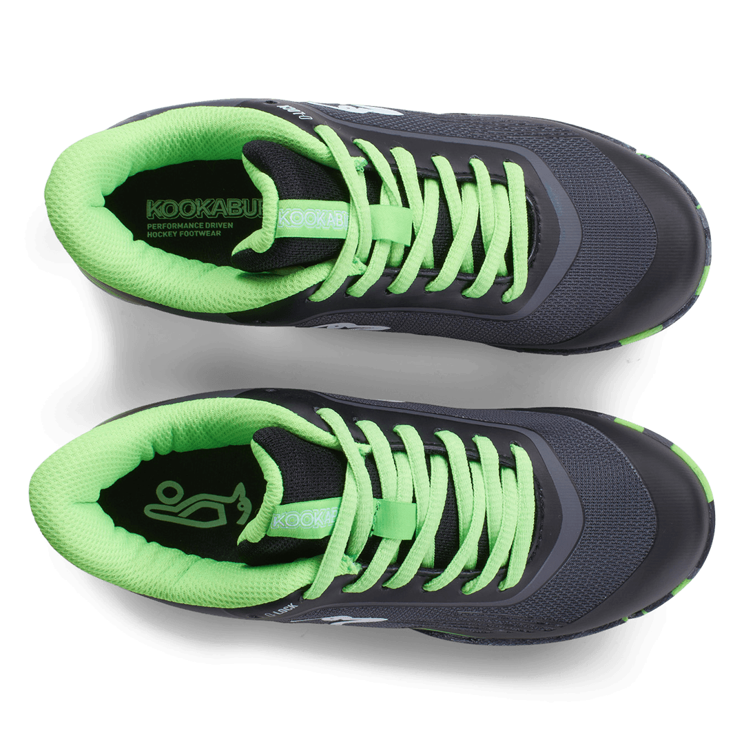 Kookaburra Hockey | Kookaburra Hockey Orbit Black/Lime (2024) | Orbit Black/Lime (2024) - EUR 32 | UK 13 Jr | Total Hockey