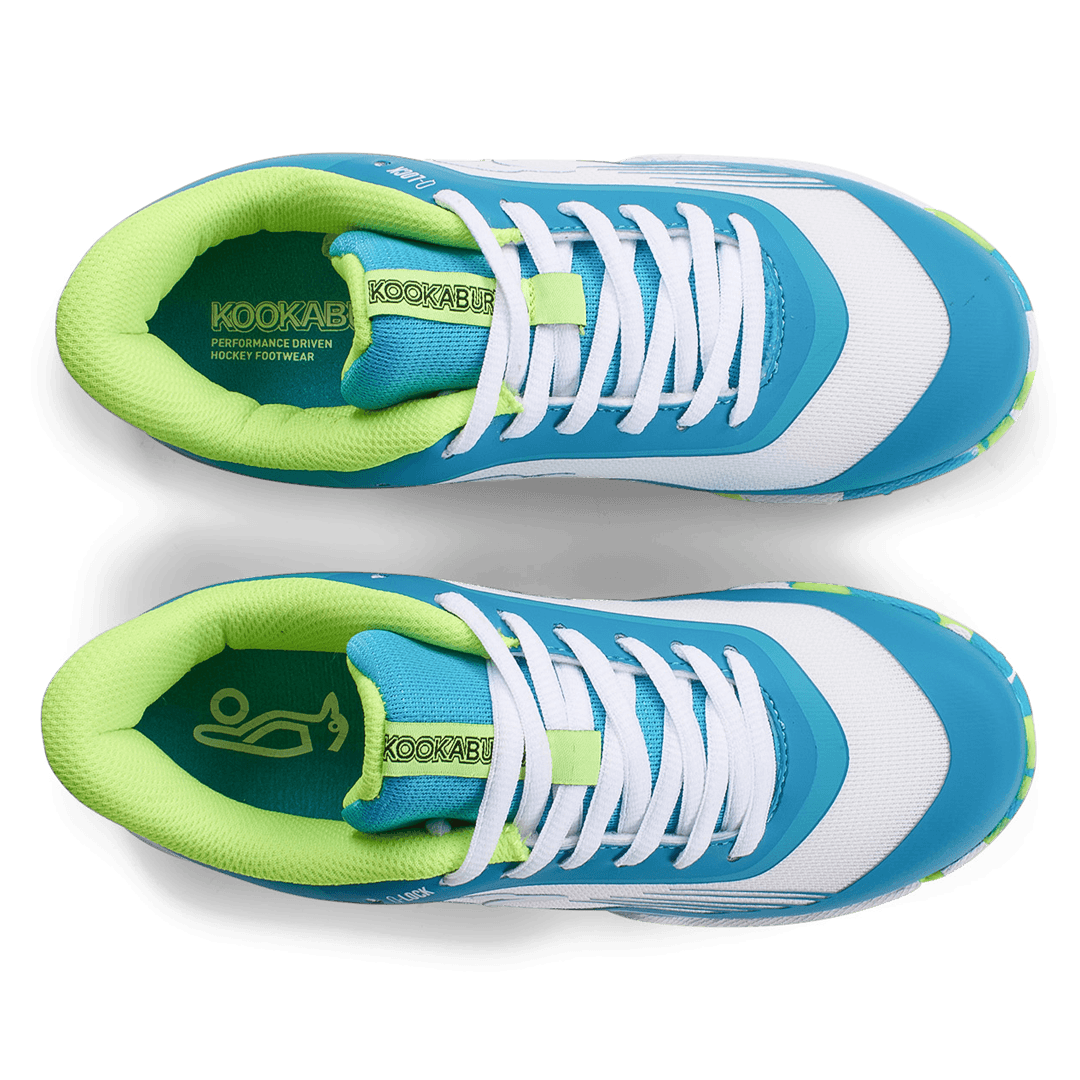 Kookaburra Hockey | Kookaburra Hockey Orbit White/Mint (2025) | Orbit White/Mint (2025) - EUR 32 | UK 13 Jr | Total Hockey