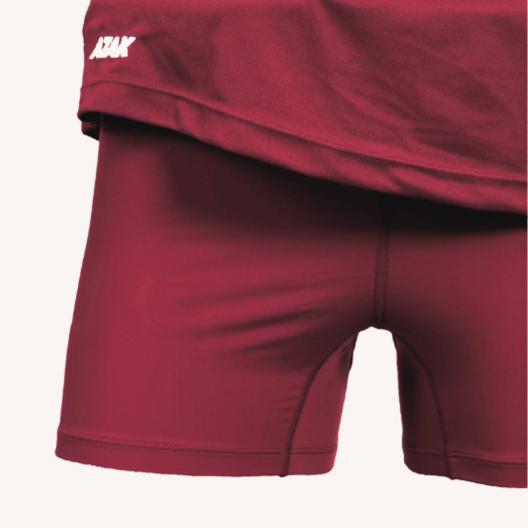 ATAK | ATAK Hockey Skort Maroon | Hockey Skort Maroon - Age 5-6 | Total Hockey