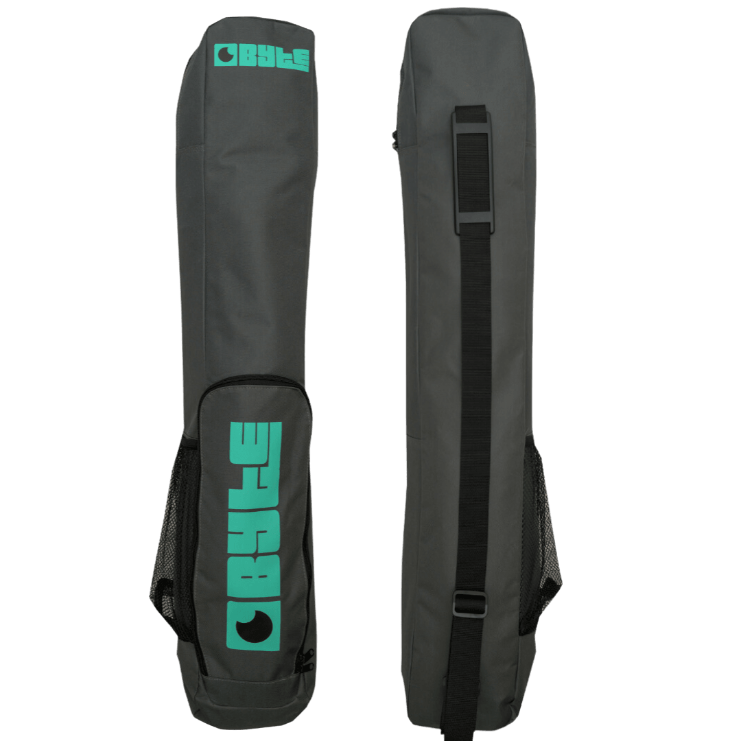 Byte | Byte Classic Stick Bag | Classic Stick Bag - Grey/Mint | Total Hockey