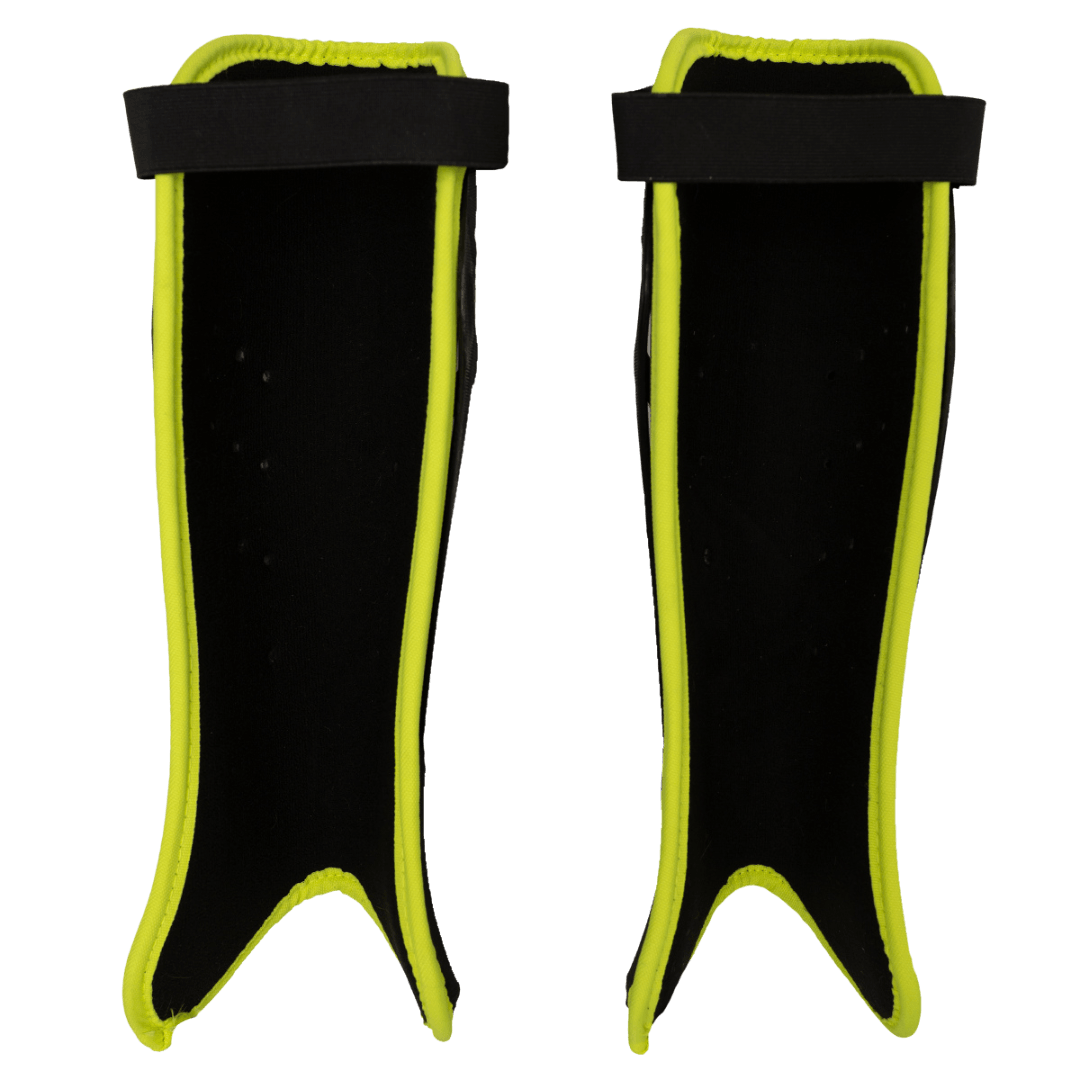 Byte | Byte XR Shingaurds | XR Shingaurds - Black/Yellow / Small | Total Hockey