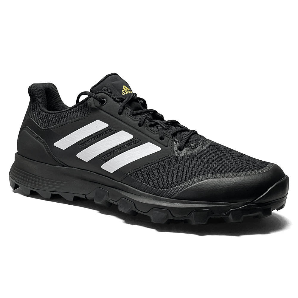 Total Hockey | Total Hockey Adidas Flexcloud Hockey Shoe | Adidas Flexcloud Hockey Shoe - Blackout | Total Hockey