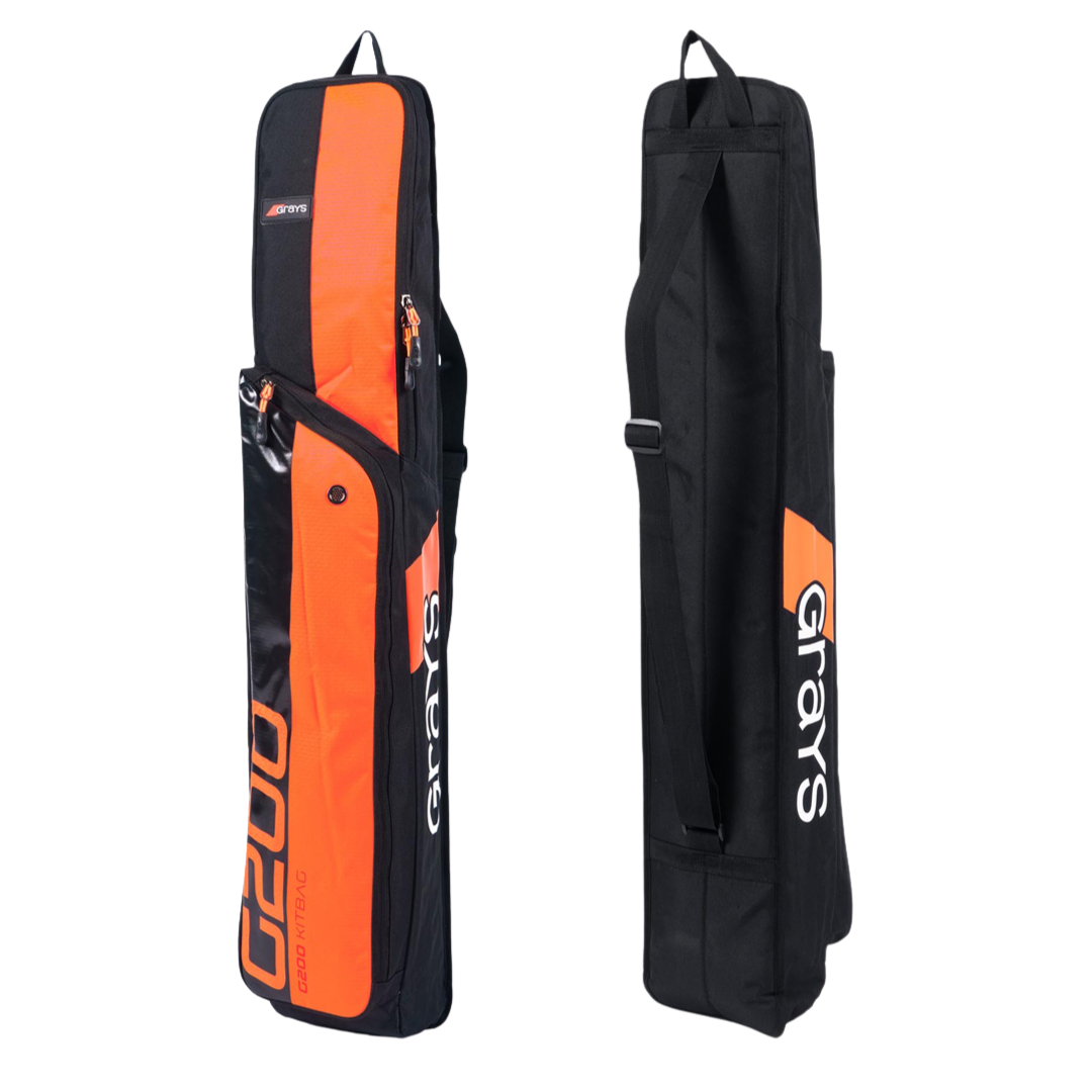 Grays | Grays G200 Stickbag | G200 Stickbag - Black/Orange | Total Hockey