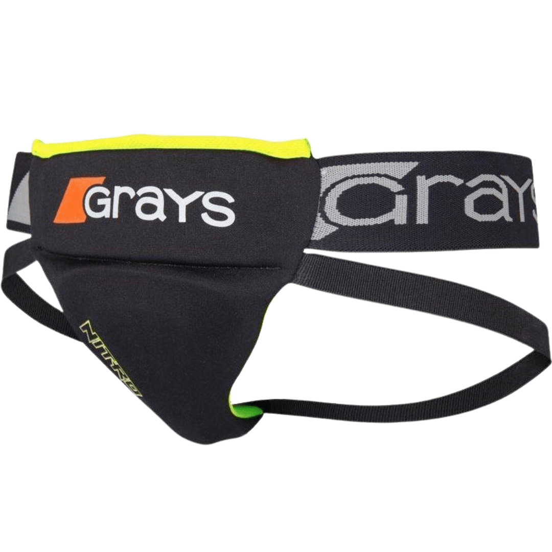 Grays | Grays Nitro Abdo Guard Female | Nitro Abdo Guard Female - Black/Yellow / One Size - Female | Total Hockey