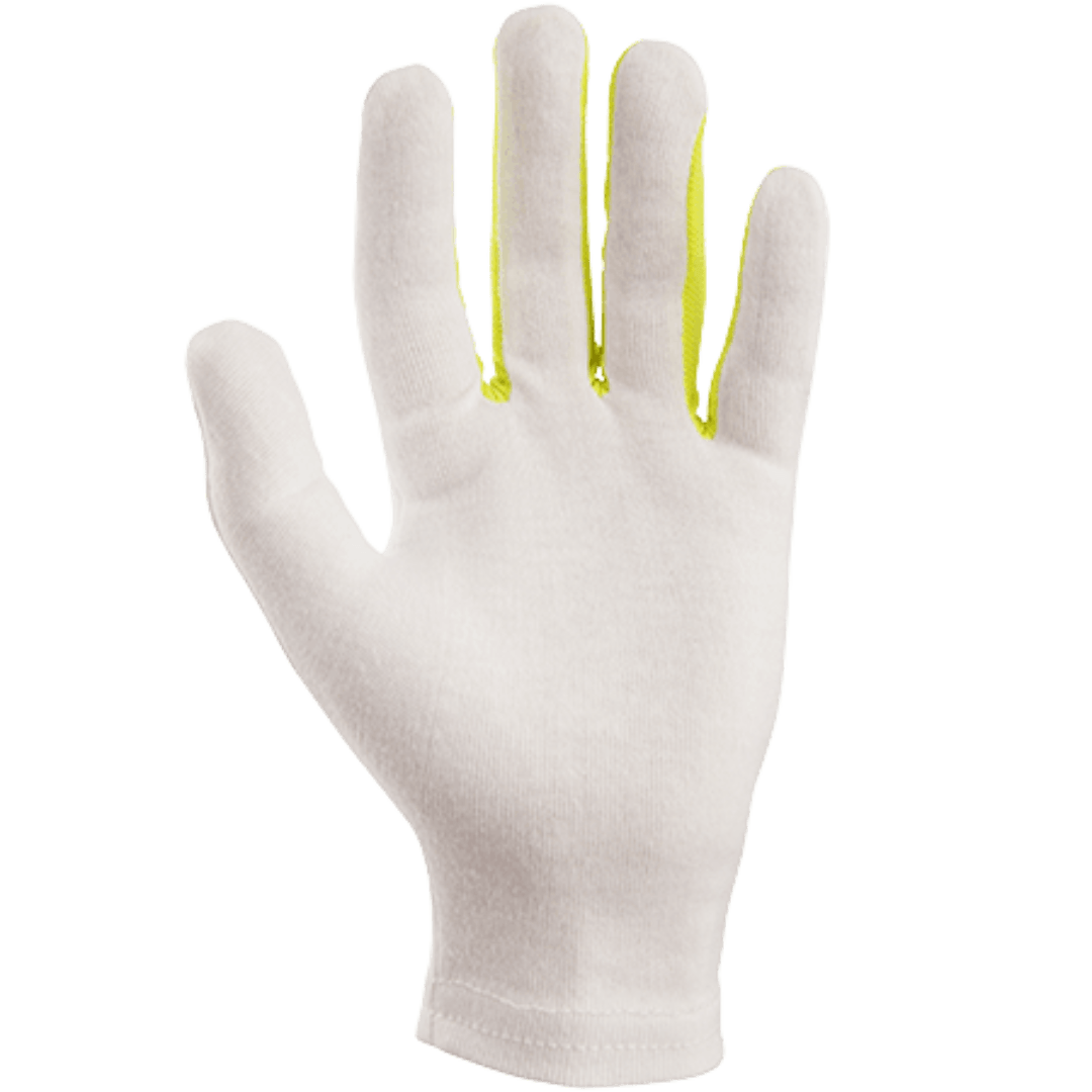 Grays | Grays Nitro Inner Glove | Nitro Inner Glove - White/Yellow / Small | Total Hockey