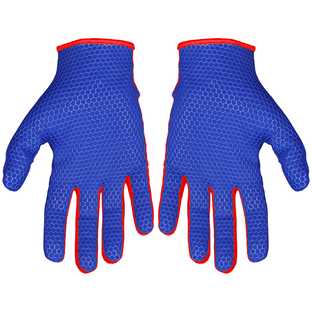 Grays | Grays Skinfull PRO Gloves PAIR | Skinfull PRO Gloves PAIR - Royal/Red / 3XSmall | Total Hockey