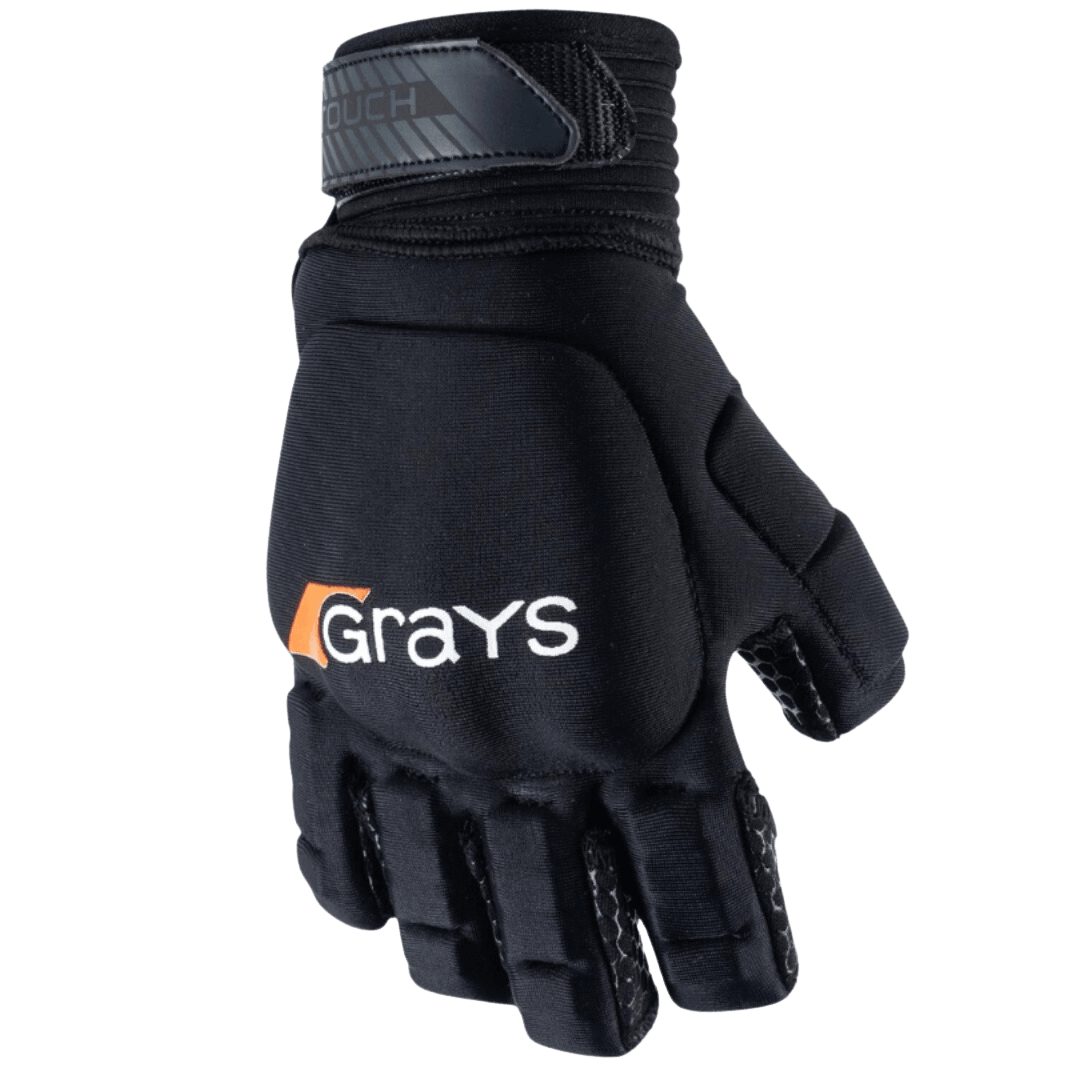 Grays | Grays Touch Glove Left Hand | Touch Glove Left Hand - Black / 2XSmall | Total Hockey