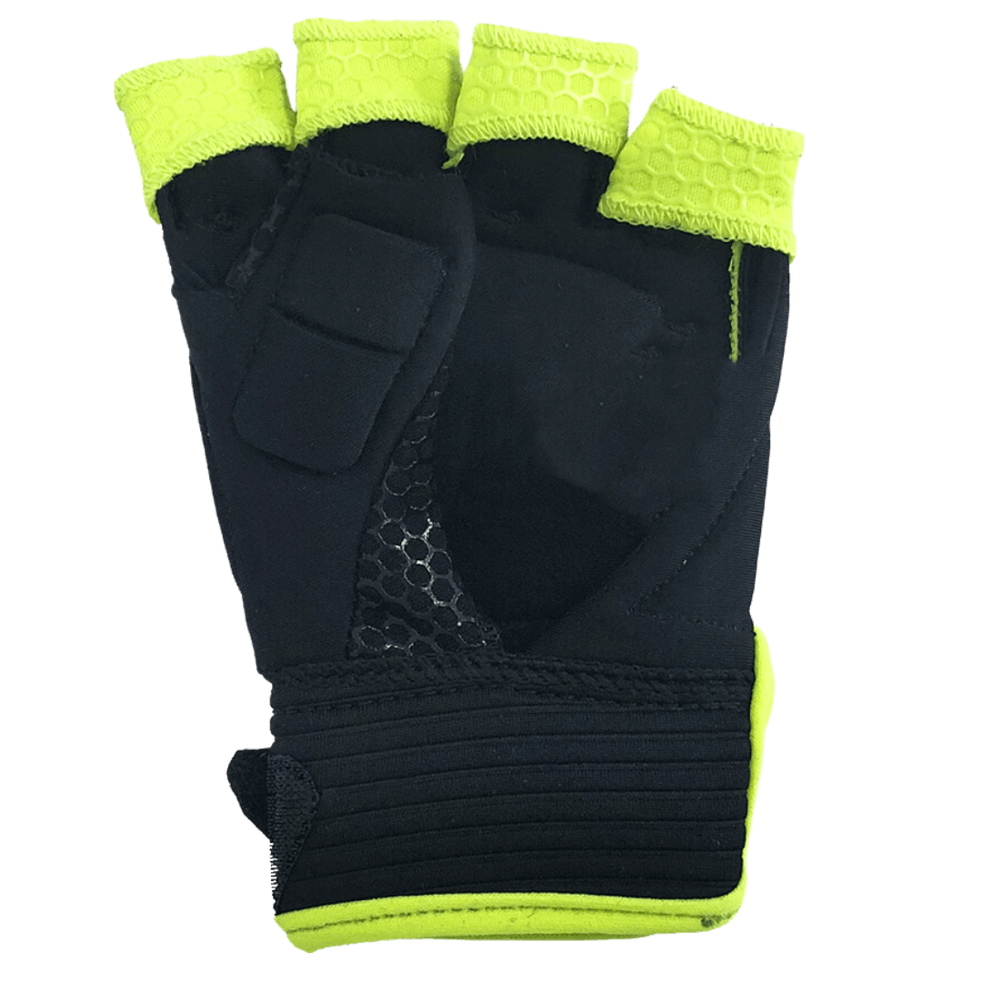 Grays | Grays Touch Glove Right Hand | Touch Glove Right Hand - Black/Yellow / 2XSmall | Total Hockey