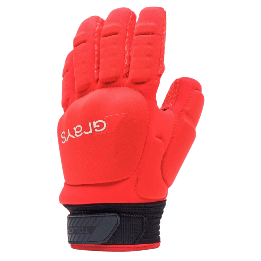 Grays | Grays Touch Pro Glove Right Hand | Touch Pro Glove Right Hand - Red / XSmall | Total Hockey