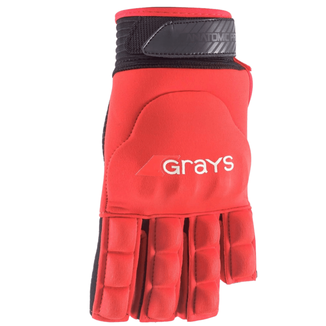 Grays | Grays Anatomic Pro Glove Left Hand | Anatomic Pro Glove Left Hand - Red / 2XSmall | Total Hockey