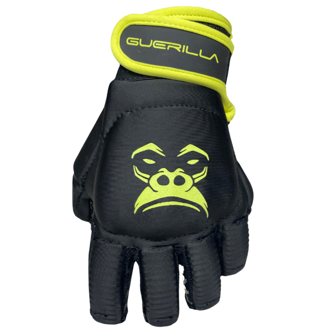 Guerilla | Guerilla Silverback Glove Left Hand | Silverback Glove Left Hand - Black/Yellow / 2XSmall | Total Hockey