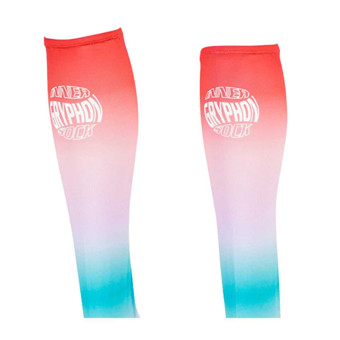 Inner Sock Without Stirrup - Pink Sunset