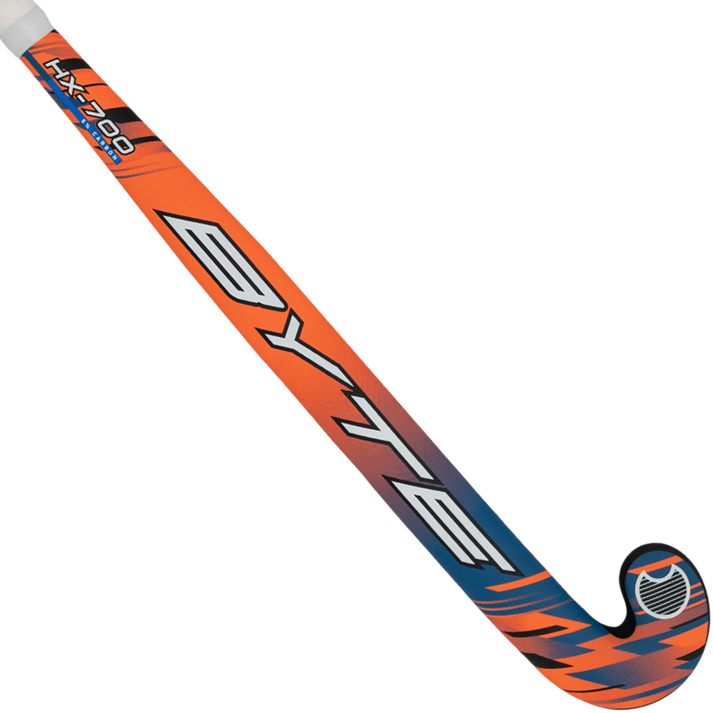 Borsa Per Bastoni Da Hockey Byte HX - Nera E Arancione, Per Due Bastoni, Tracolla Singola