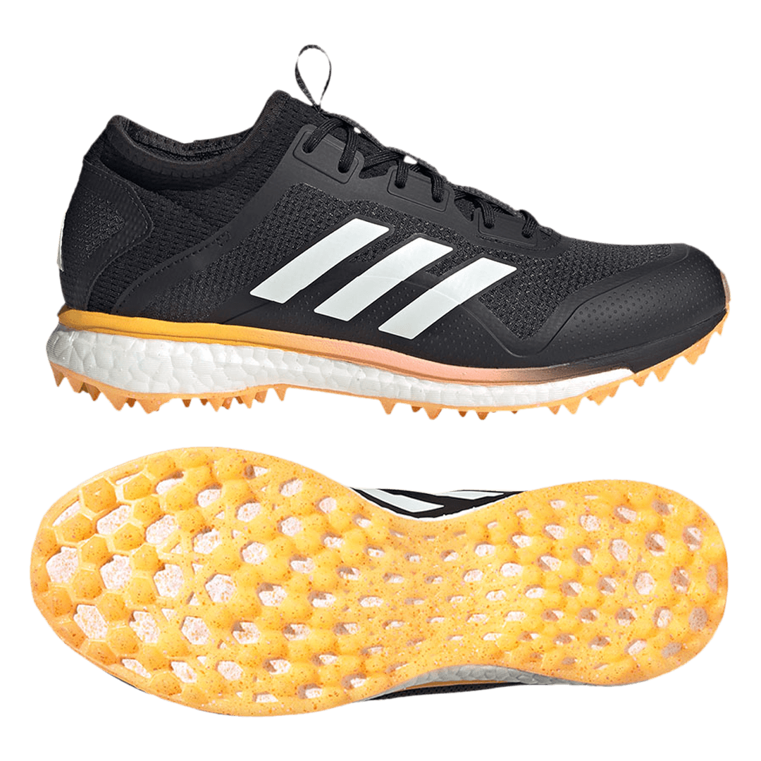 Adidas Hockey | Adidas Hockey Fabela X Empower Black (2024) | Fabela X Empower Black (2024) - EUR 36 | UK 3.5 | Total Hockey