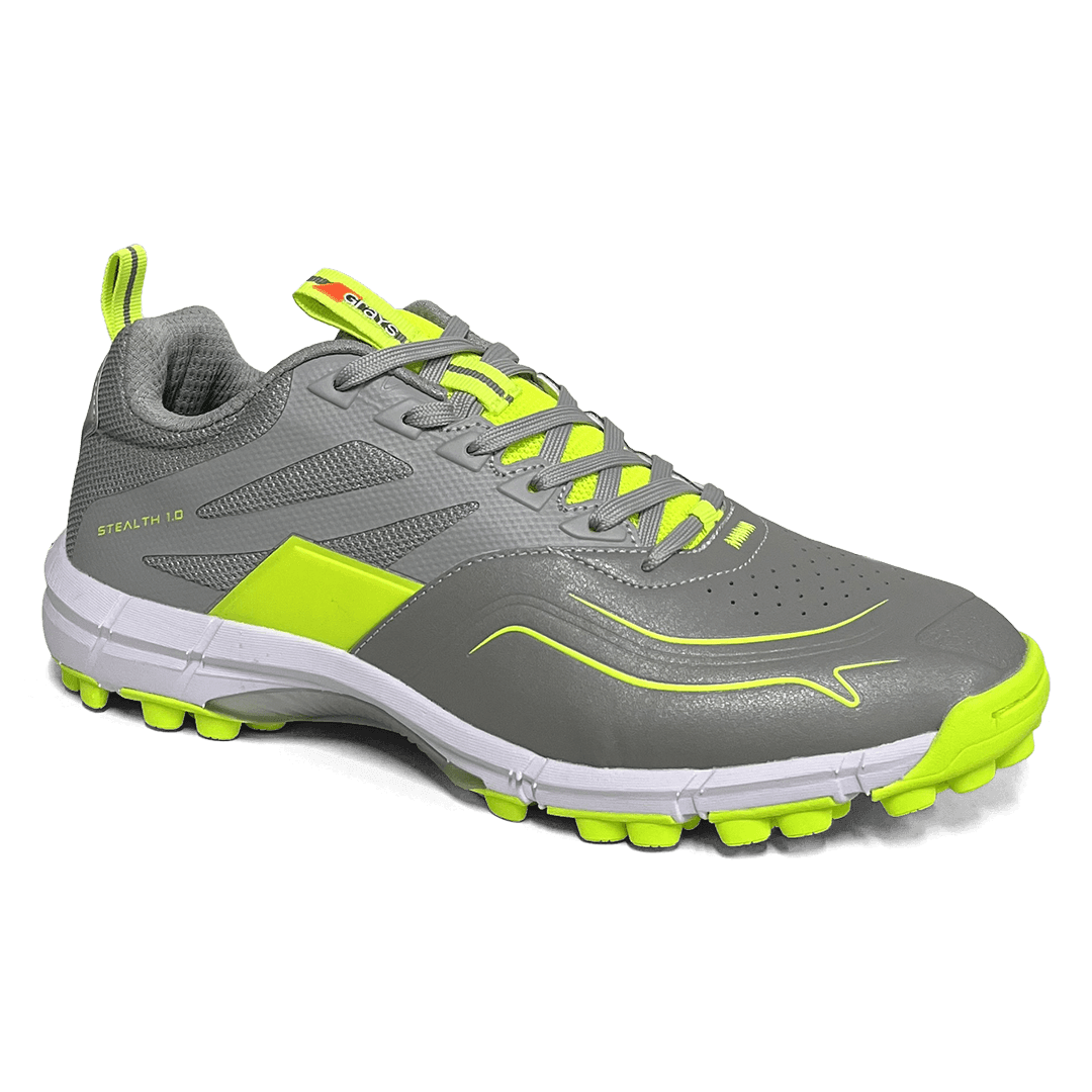 Total Hockey | Total Hockey Grays Stealth 1.0 Jr Hockey Shoe | Grays Stealth 1.0 Jr Hockey Shoe - Grey/Fluro Yellow | Total Hockey