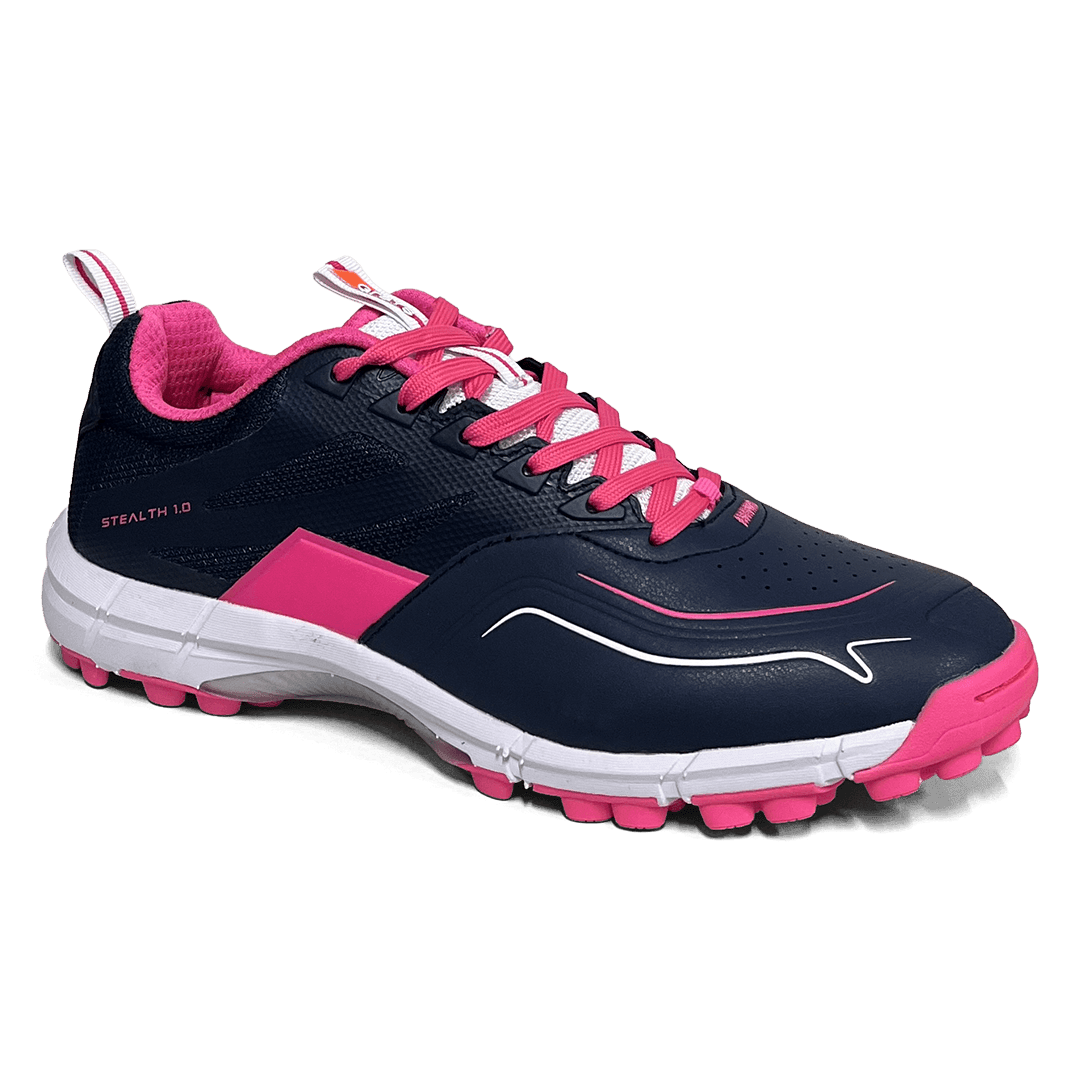 Total Hockey | Total Hockey Grays Stealth 1.0 Jr Hockey Shoe | Grays Stealth 1.0 Jr Hockey Shoe - Navy/Pink | Total Hockey