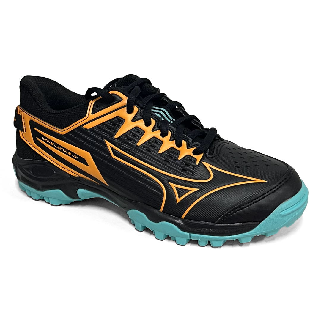 1126 Mizuno Wave Lynx 2 Black Jr | Mizuno Hockey Shoes | Total-Hockey