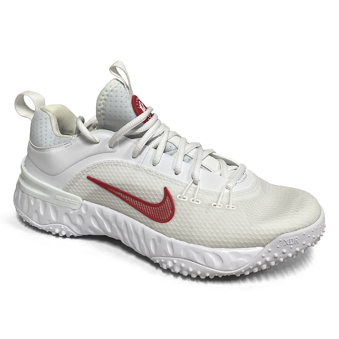 Nike Huarache 9 Elite Turf LAX White/University Red | Total-Hockey