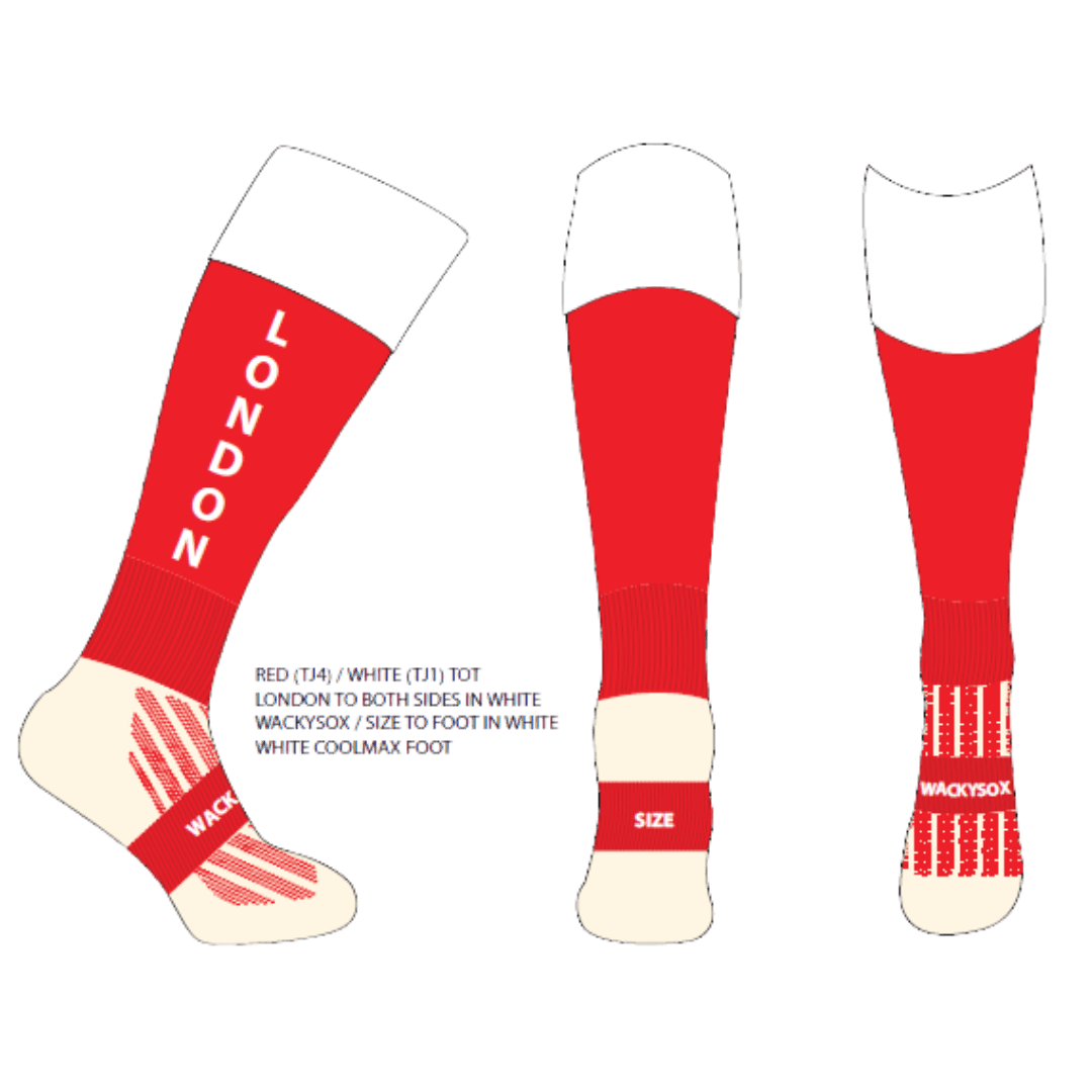 London Hockey | London Hockey LH Hockey Socks - Home | LH Hockey Socks - Home - EURO 35-40 | UK 2-6 | Total Hockey