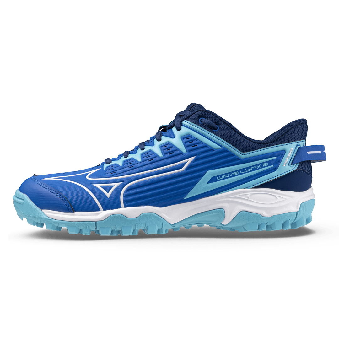 Mizuno | Mizuno Wave Lynx 2 Mugen Blue (2024) | Wave Lynx 2 Mugen Blue (2024) - EUR 36.5 | UK 4 | Total Hockey