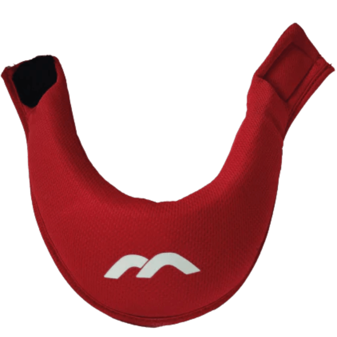 Mercian Hockey | Mercian Hockey Genesis Wrap-Around Throat Guard Red | Genesis Wrap-Around Throat Guard Red - Red / Junior | Total Hockey