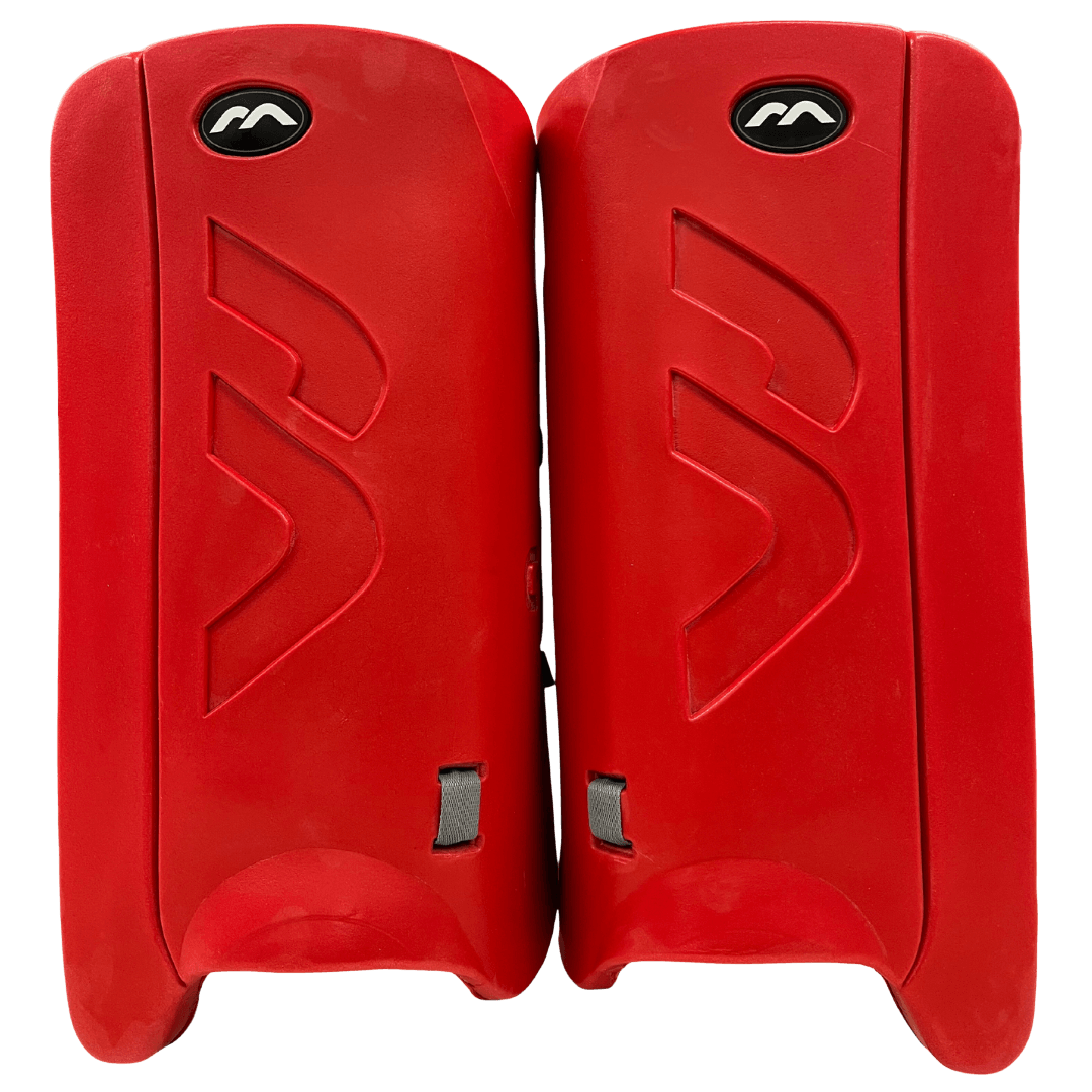 Mercian Hockey | Mercian Hockey Elite Legguards | Elite Legguards - Red / Medium | Total Hockey