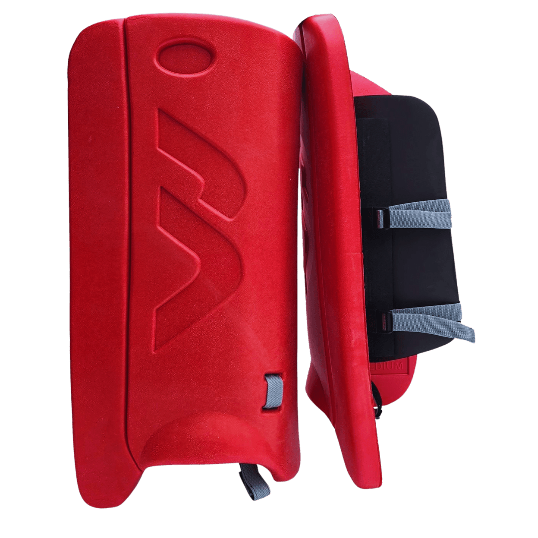 Mercian Hockey | Mercian Hockey Elite Legguards | Elite Legguards - Red / Medium | Total Hockey