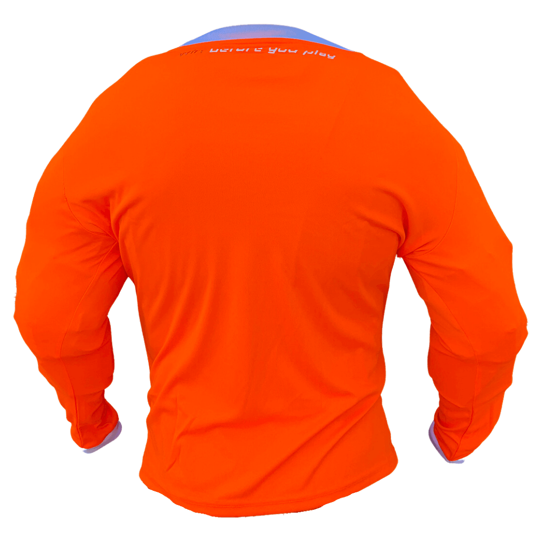 Mercian Hockey | Mercian Hockey GK PRO Smock Long Sleeve - Orange | GK PRO Smock Long Sleeve - Orange - Orange / XSmall | Total Hockey