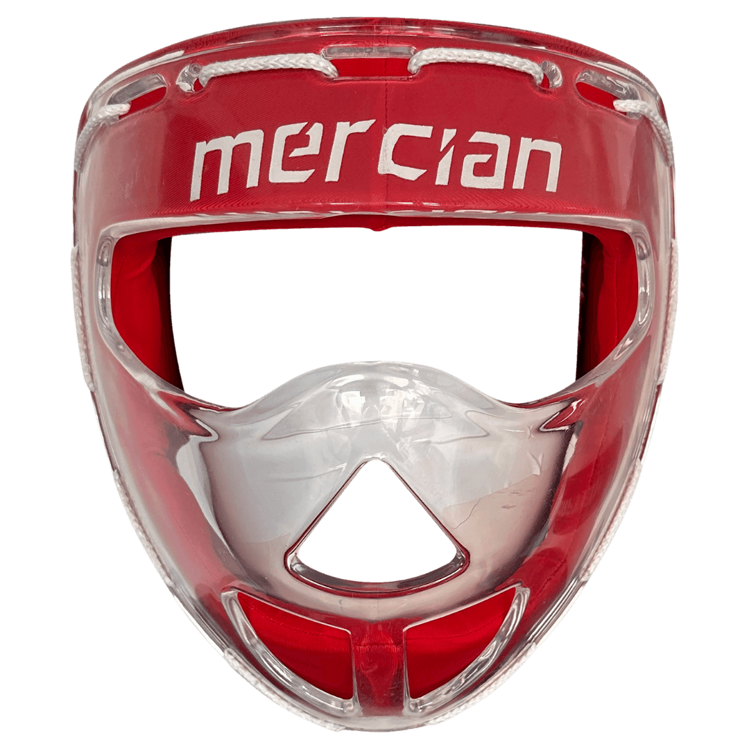 Mercian Hockey | Mercian Hockey Evolution Face Mask | Evolution Face Mask - Red / Senior | Total Hockey