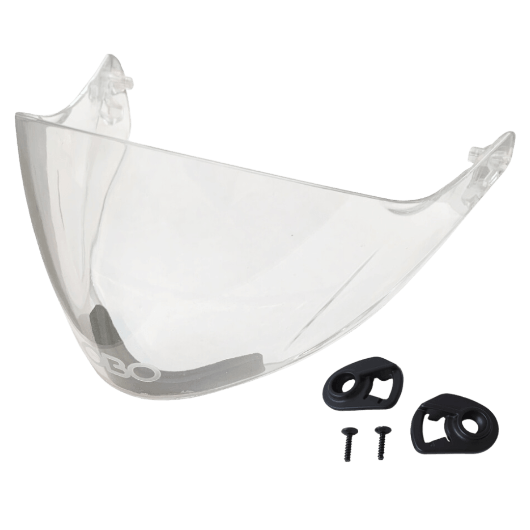 OBO | OBO ABS Throat Guard | ABS Throat Guard - Clear | Total Hockey