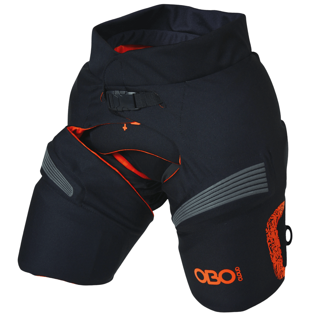 OBO | OBO CLOUD Hotpants | CLOUD Hotpants - Black/Orange / Small | Total Hockey
