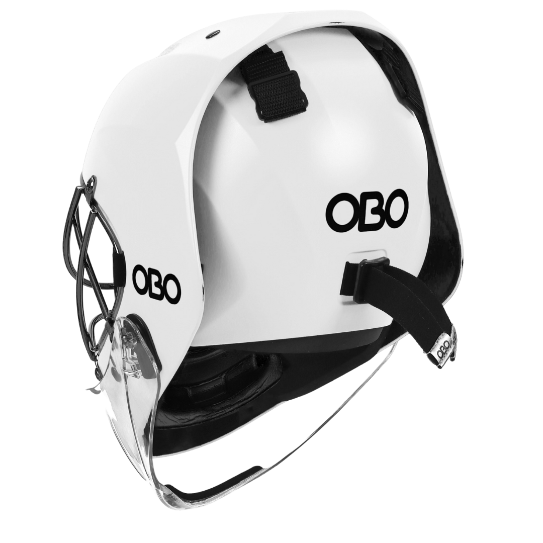 ABS Helmet White with Throat Guard