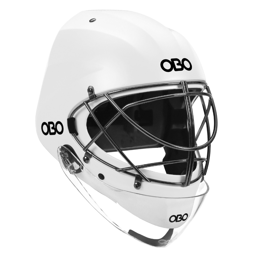 ABS Helmet White with Throat Guard