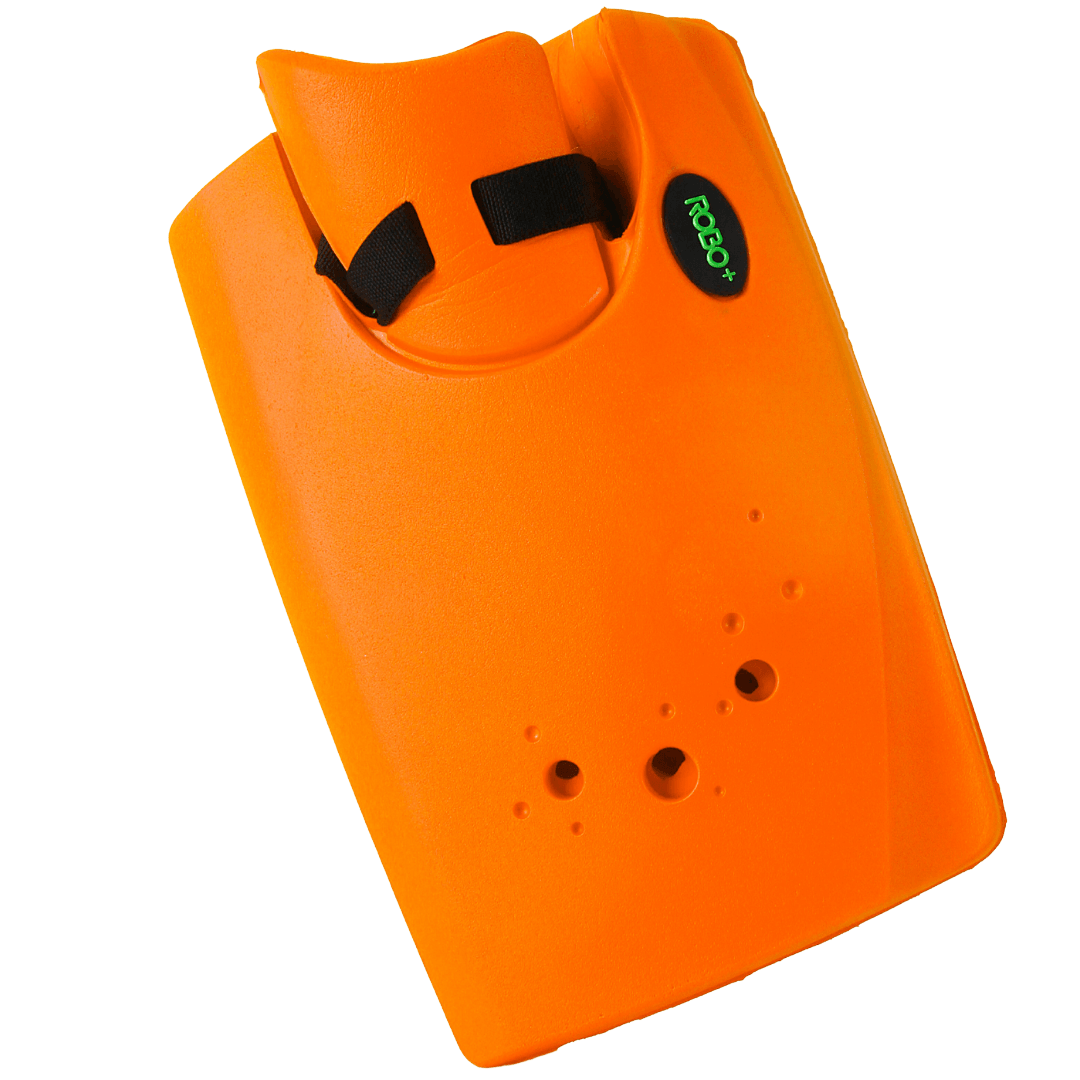 OBO | OBO ROBO PLUS Hand Protector Left Orange | ROBO PLUS Hand Protector Left Orange - Orange / Medium | Total Hockey