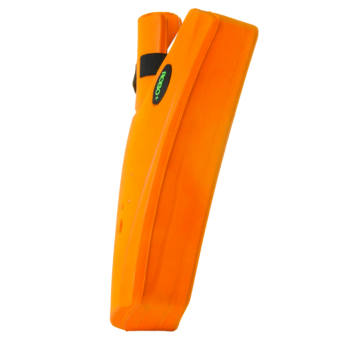 OBO | OBO ROBO PLUS Hand Protector Left Orange | ROBO PLUS Hand Protector Left Orange - Orange / Medium | Total Hockey
