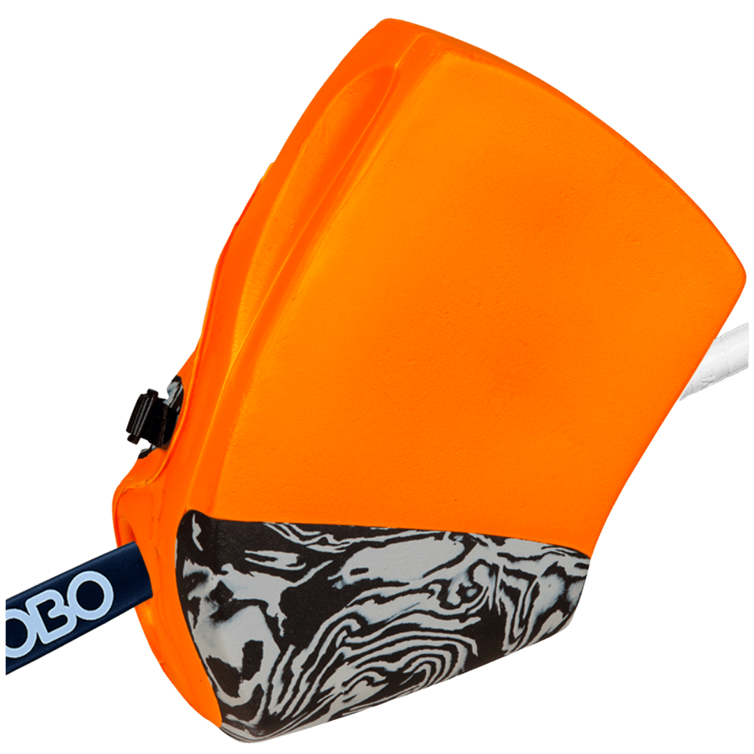 OBO | OBO ROBO PLUS Hand Protector Right Orange | ROBO PLUS Hand Protector Right Orange - Orange / Medium | Total Hockey