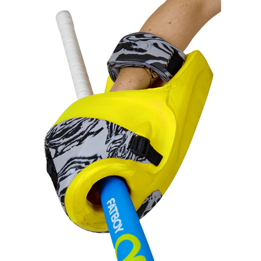 OBO | OBO ROBO PLUS Hand Protector Right Yellow | ROBO PLUS Hand Protector Right Yellow - Yellow / Medium | Total Hockey