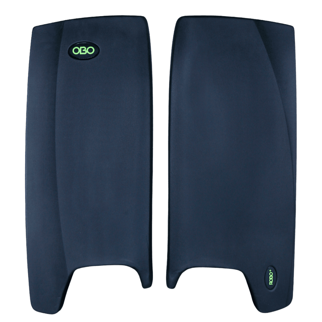 OBO | OBO ROBO PLUS Legguards Black | ROBO PLUS Legguards Black - Medium / Black | Total Hockey