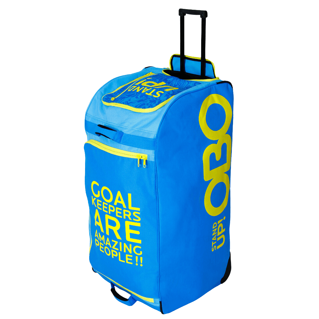 OBO | OBO Stand-Up Wheelie Bag Blue/Sky Blue | Stand-Up Wheelie Bag Blue/Sky Blue - Blue/Sky Blue | Total Hockey