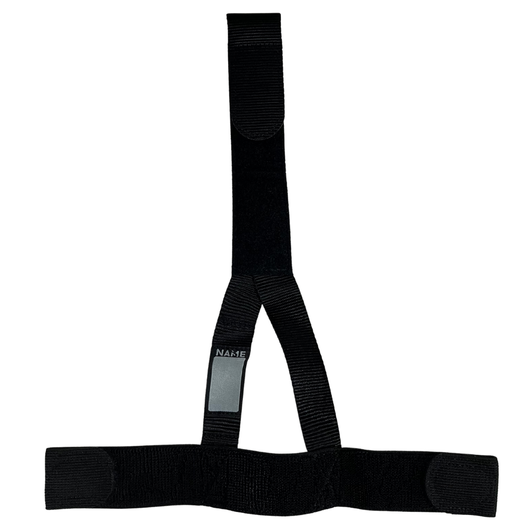 OOP | OOP FACE OFF Replacement Elastic Straps | FACE OFF Replacement Elastic Straps - Black | Total Hockey