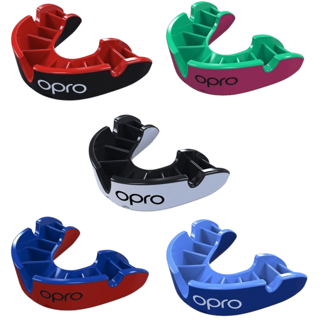 OPRO | OPRO Silver Gum Shield Gen 5 | Silver Gum Shield Gen 5 - Black / Red | Total Hockey