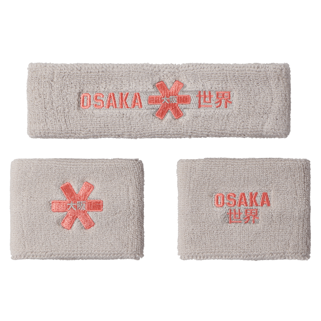 OSAKA Hockey | OSAKA Hockey Sweatband Set 2.0 LE | Sweatband Set 2.0 LE - Grey | Total Hockey