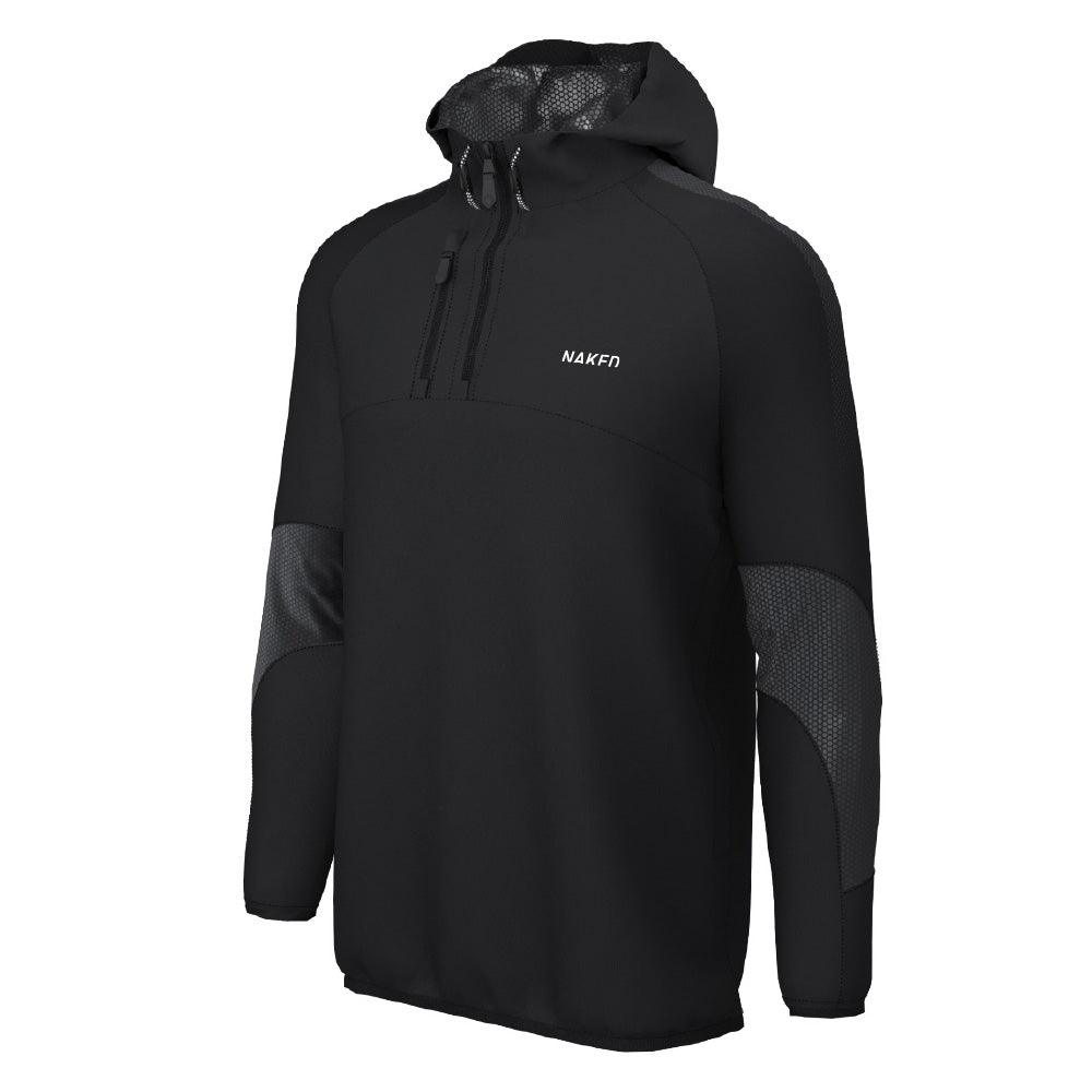 Naked Hockey | Naked Hockey Pro Training Jacket - Black | Pro Training Jacket - Black - Black / Small | Total Hockey