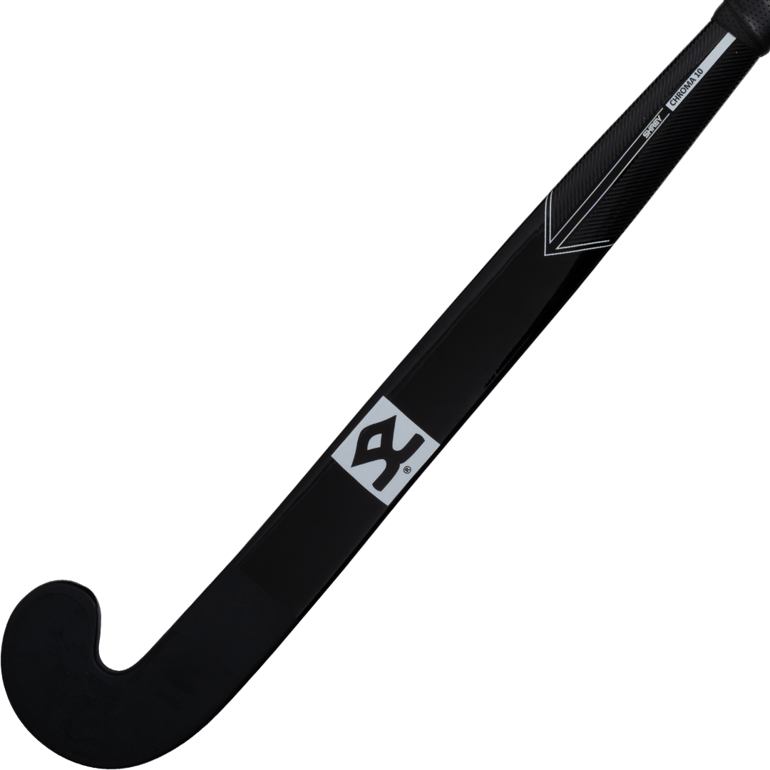 Shrey Hockey | Shrey Hockey Chroma 10 Black/White (2025) | Chroma 10 Black/White (2025) - 36.5" Light | Total Hockey