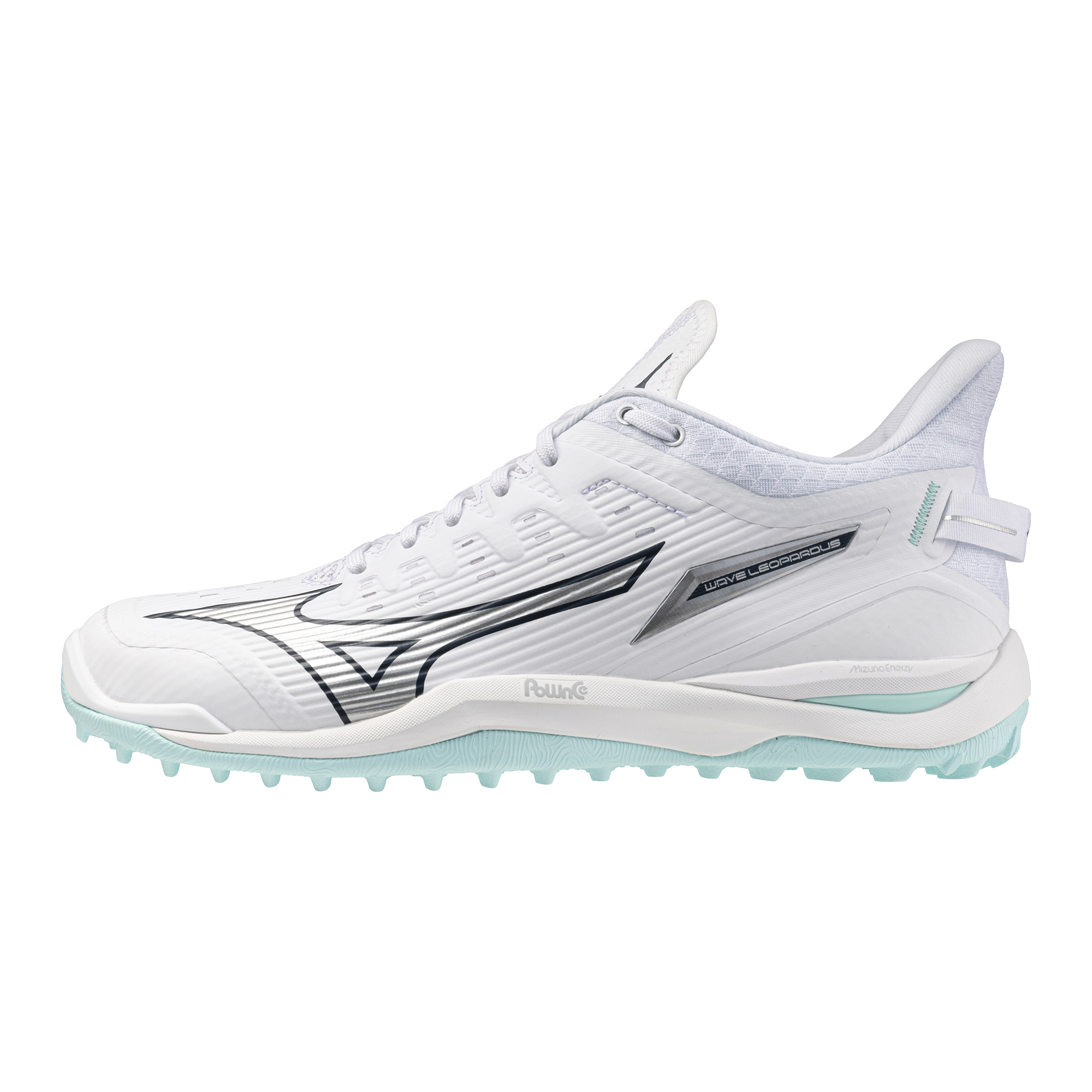 Mizuno | Mizuno Wave Leopardus White/Blue Tint (2025) | Wave Leopardus White/Blue Tint (2025) - EUR 36.5 | UK 4 | Total Hockey