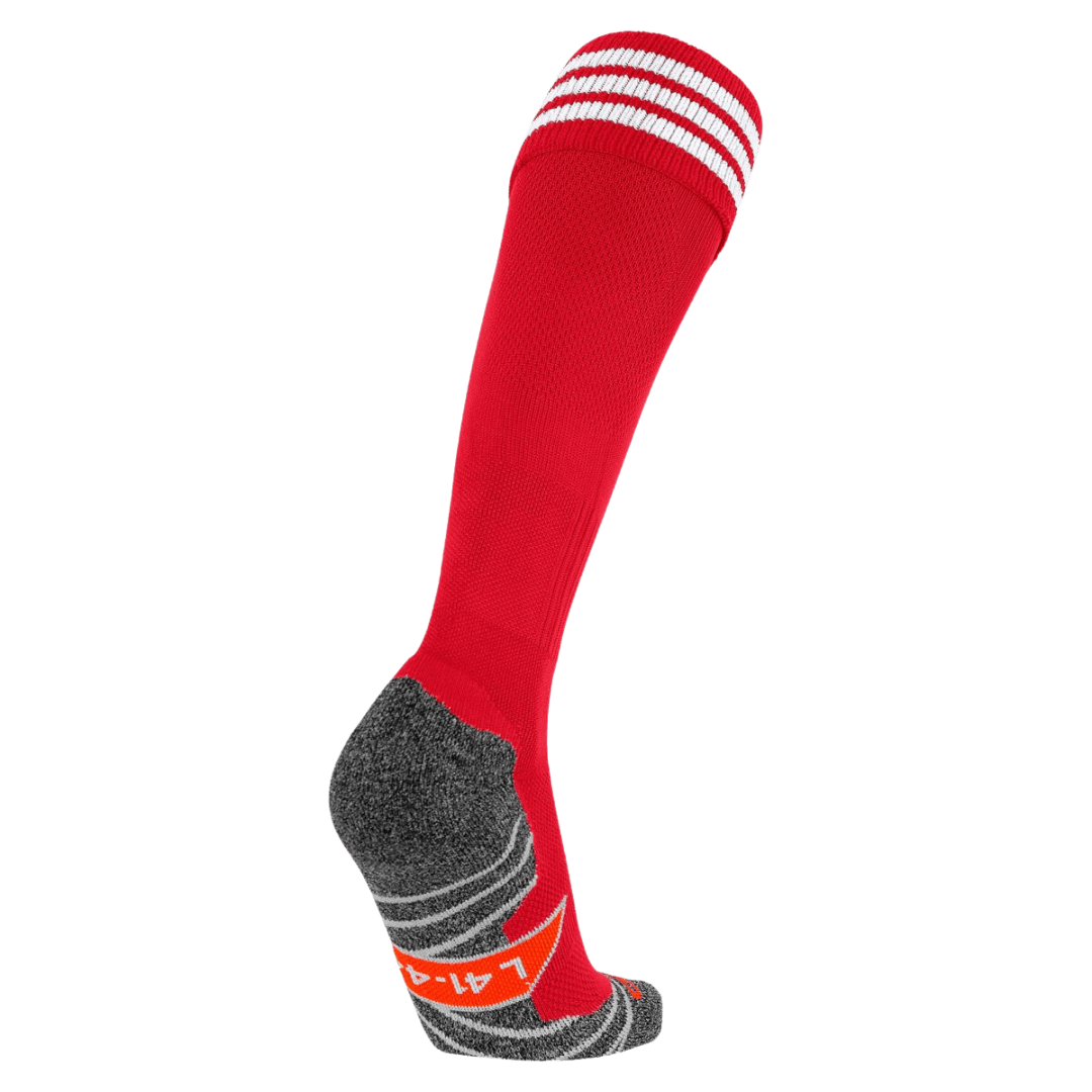 Stanno Socks | Stanno Socks Ring Sock - Red/White | Ring Sock - Red/White - EUR 30-35 | UK 11.5-3 Jr | Total Hockey