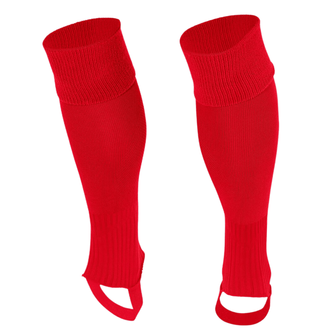 Stanno Socks | Stanno Socks Uni Footless Sock Red | Uni Footless Sock Red - Mini | Total Hockey