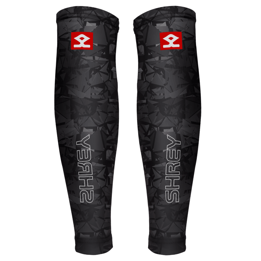 Shrey Hockey | Shrey Hockey Shinliners Without Stirrup - Black | Shinliners Without Stirrup - Black - Black / Senior | Total Hockey